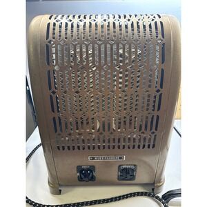 Vintage Westinghouse Electric Space Heater 2000W 240V Model AR-20/Tan Metal